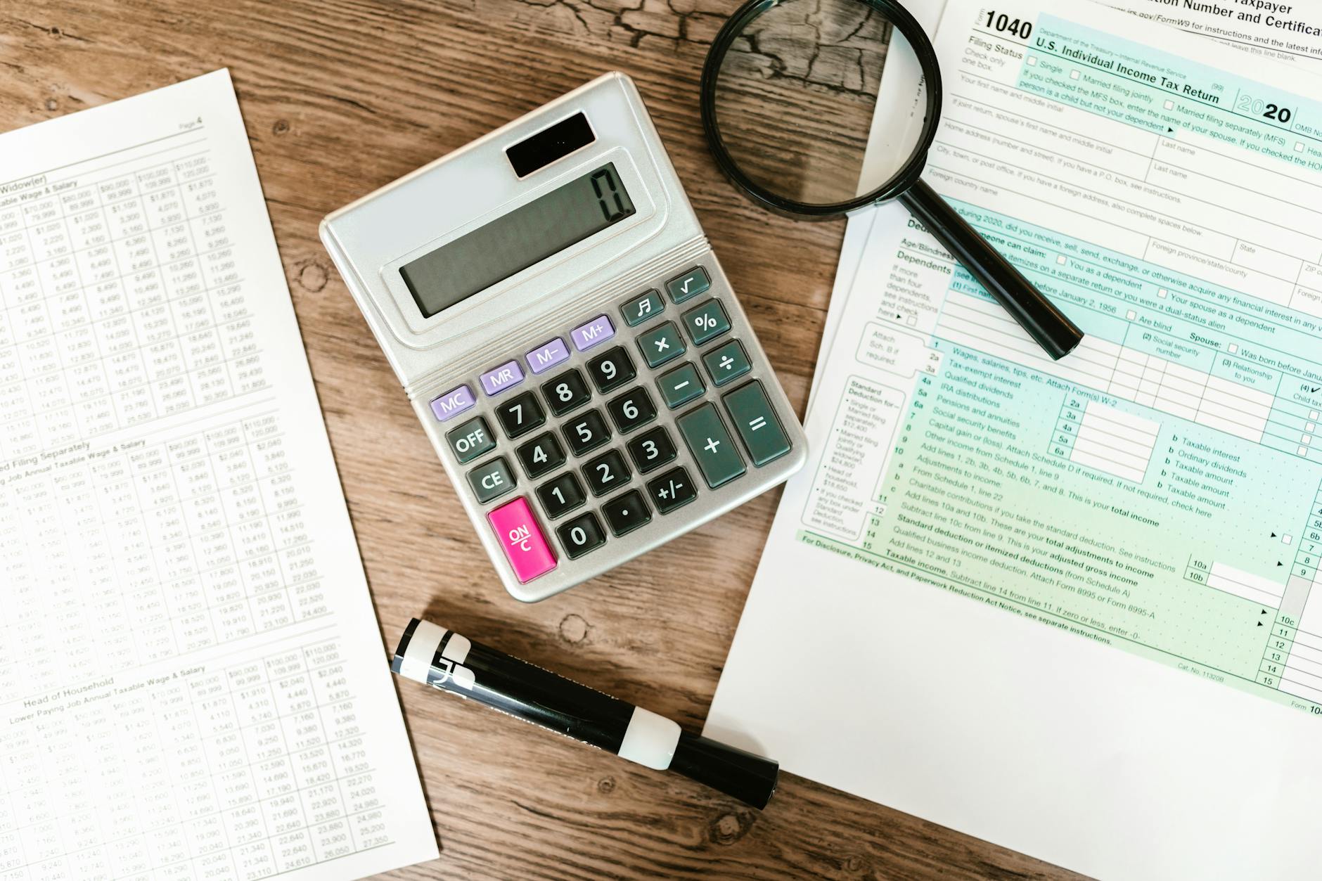 Tax forms and calculator for CGT declaration on PSX shares